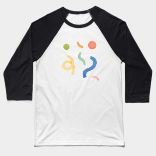 Pastel Shapes Baseball T-Shirt